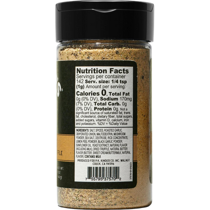 Kinder's Prime Steak with Black Garlic & Truffle Rub/Seasoning, 5oz