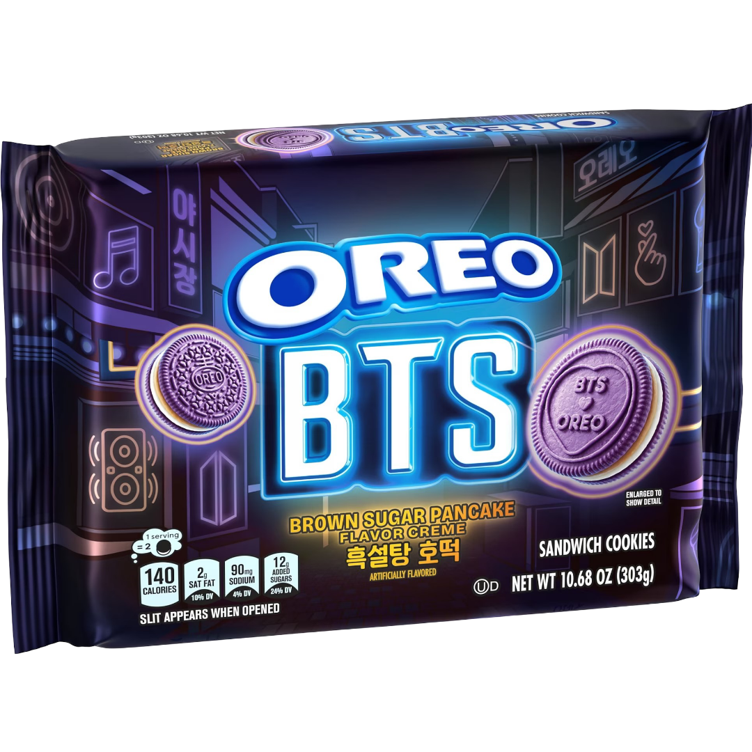 Oreo BTS Brown Sugar Pancake Sandwich Cookies Limited Edition, 10.68 oz