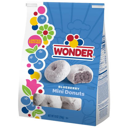 Wonder Blueberry Flavored Mini Donuts, 10 oz