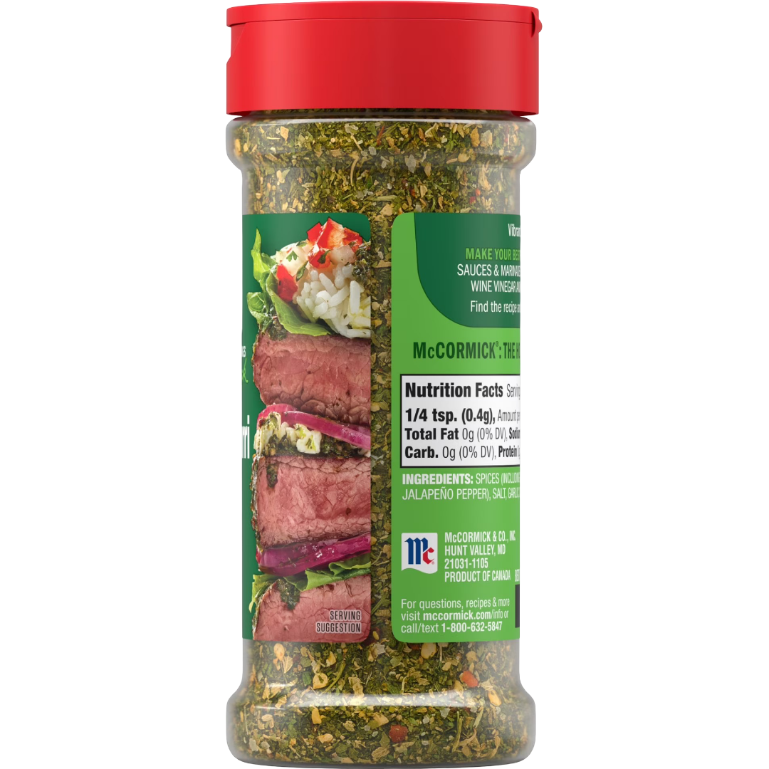McCormick Chimichurri Flavored Seasoning, 2.47 oz