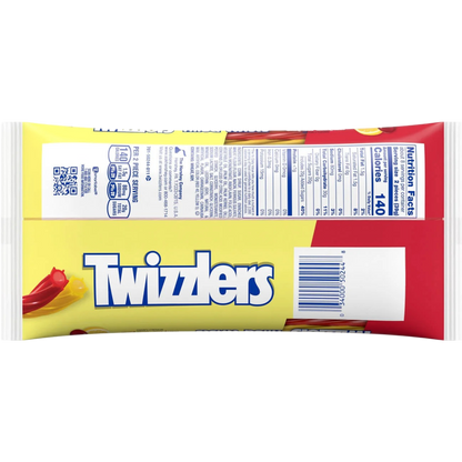Twizzlers Filled Twists Cherry Kick and Citrus Punch Licorice Style Candy, 11oz