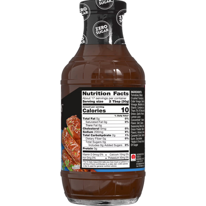 G Hughes Sugar Free Hickory Flavored BBQ Sauce, 18oz