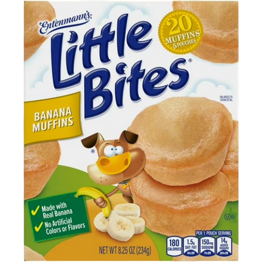 Little Bites Banana Mini Muffins, 8.25 oz