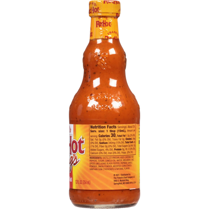 Frank's RedHot Nashville Hot Wings Sauce, 12 fl oz