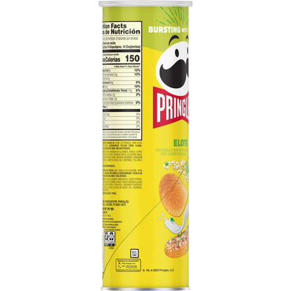 Pringles Elote Mexican Street Corn Potato Crisps Chips, 5.5oz