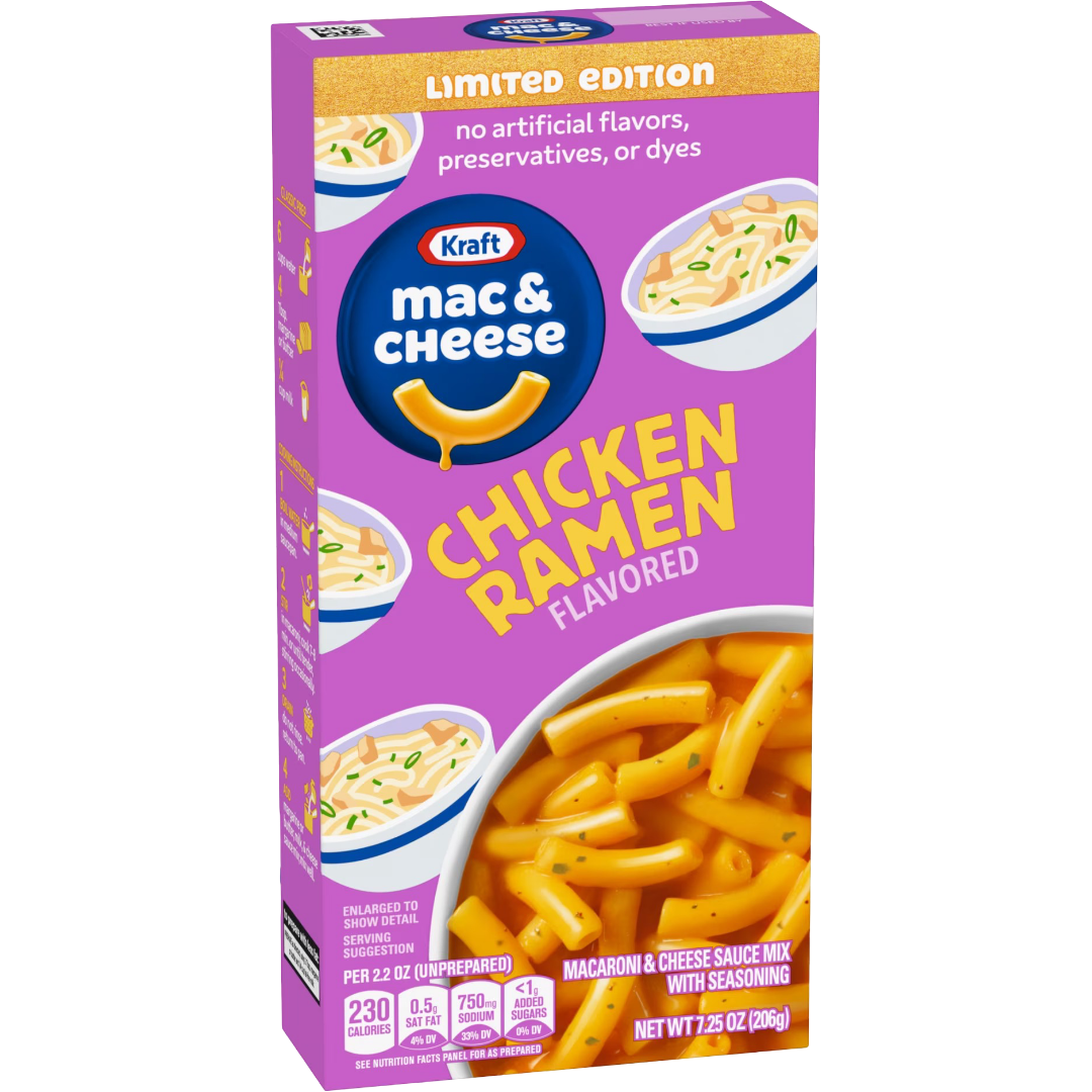 Kraft Chicken Ramen Flavored Macaroni Mac & Cheese, 7.25 oz