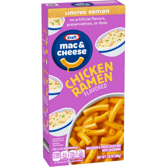 Kraft Chicken Ramen Flavored Macaroni Mac & Cheese, 7.25 oz
