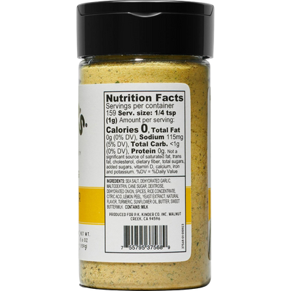 Kinder's Lemon Butter Garlic Seasoning, 5.6oz