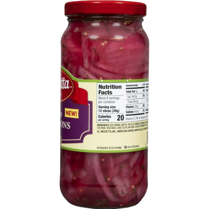 Mezzetta Pickled Red Onions, 16 fl oz