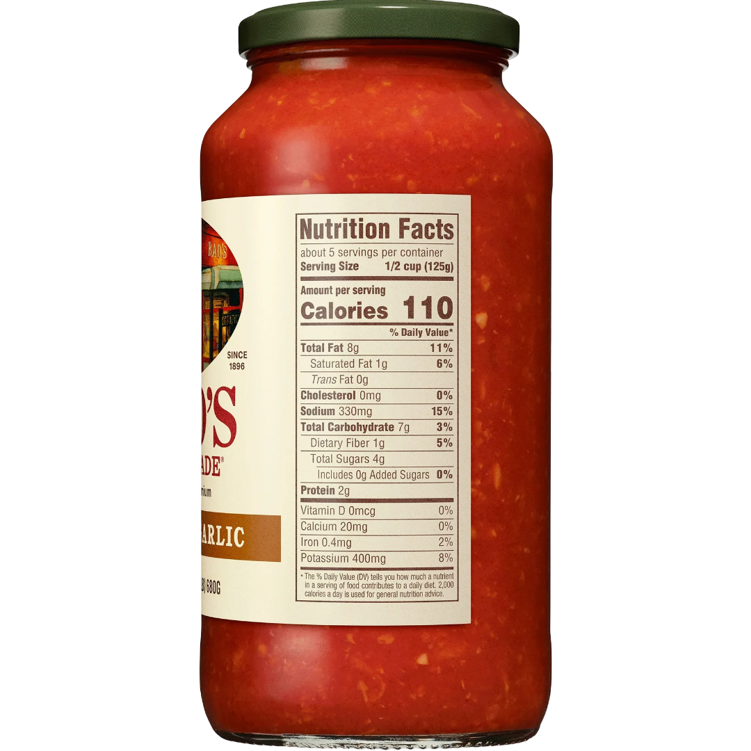 Rao's Homemade Roasted Garlic Pasta Sauce, 24oz