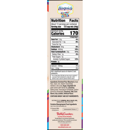 Betty Crocker Bisquick Pancake & Baking Mix, Cinnamon Toast Crunch, 20 oz
