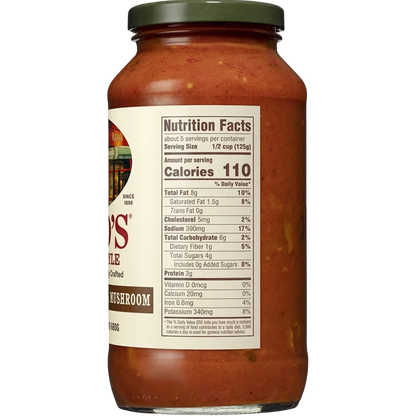 Rao's Homemade Italian Sausage & Mushroom Sauce, 24oz