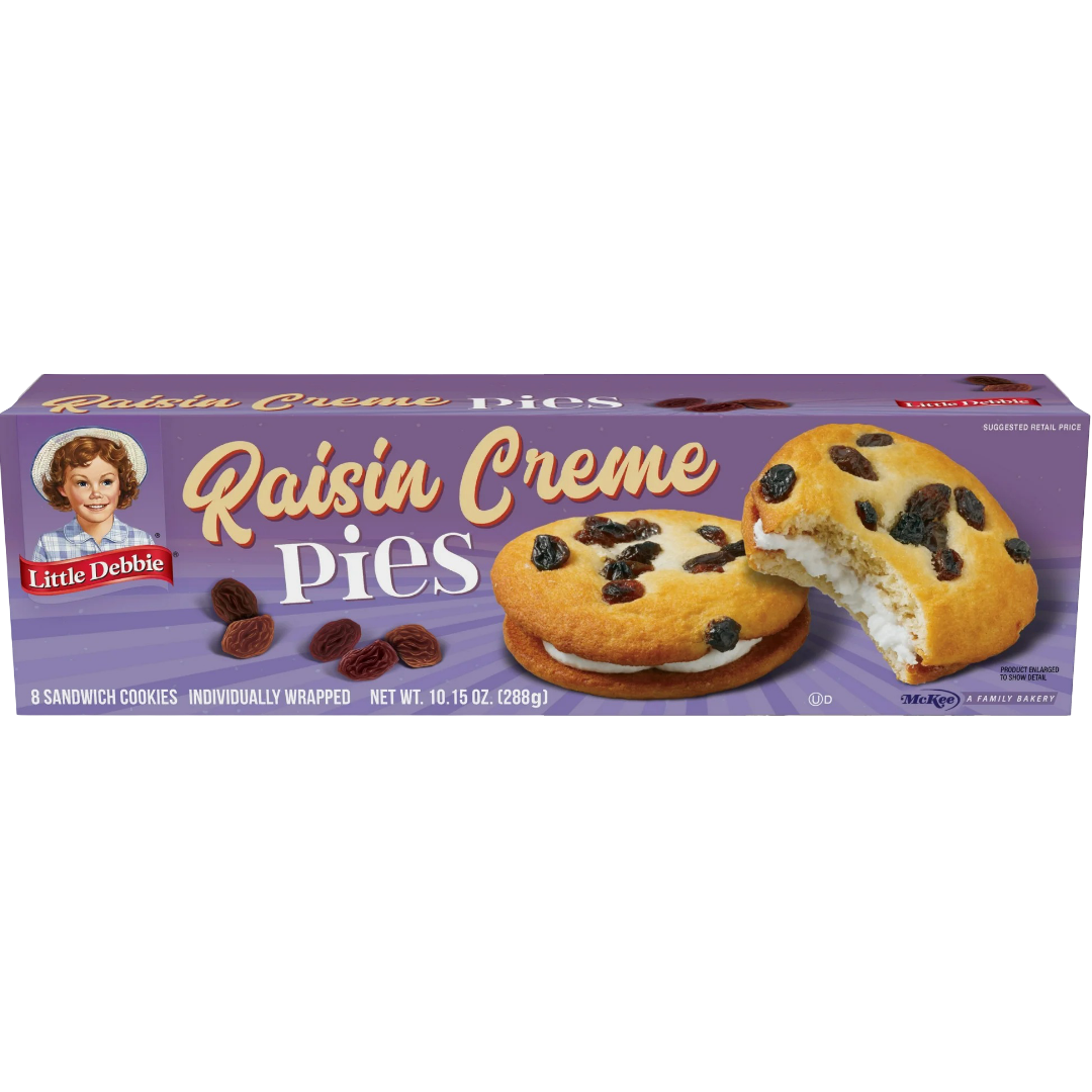 Little Debbie Raisin Creme Pies, 10.15 oz
