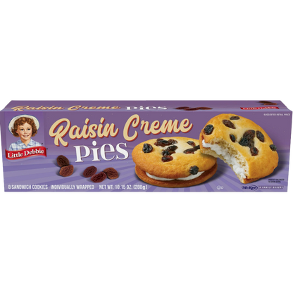 Little Debbie Raisin Creme Pies, 10.15 oz