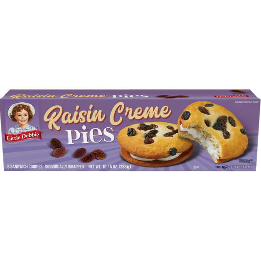 Little Debbie Raisin Creme Pies, 10.15 oz