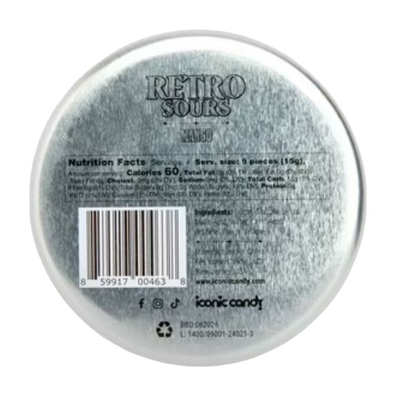 Retro Sours Mango Sour Candy, 2.12 oz
