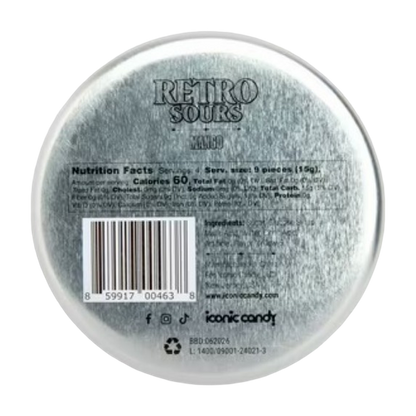 Retro Sours Mango Sour Candy, 2.12 oz