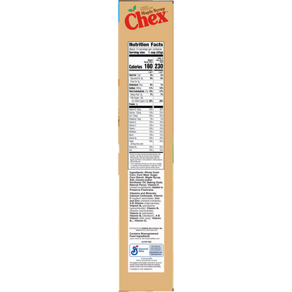 Maple Syrup Chex Gluten Free Cereal, Family Size, 20.5 oz