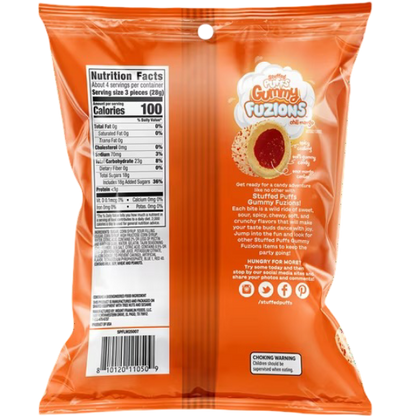 Stuffed Puffs Gummy Fuzions Chili Mango Candy, 4.36 oz