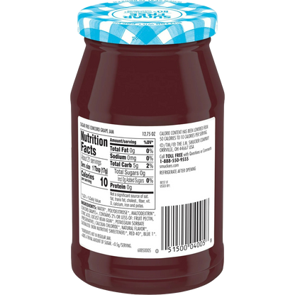 Smucker's Sugar Free Concord Grape Jam, 12.75oz