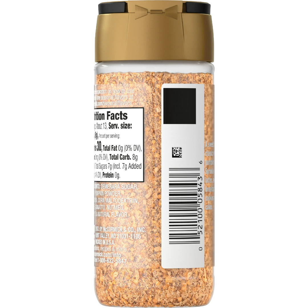 McCormick Pumpkin Spice Finishing Sugar, 3.66oz