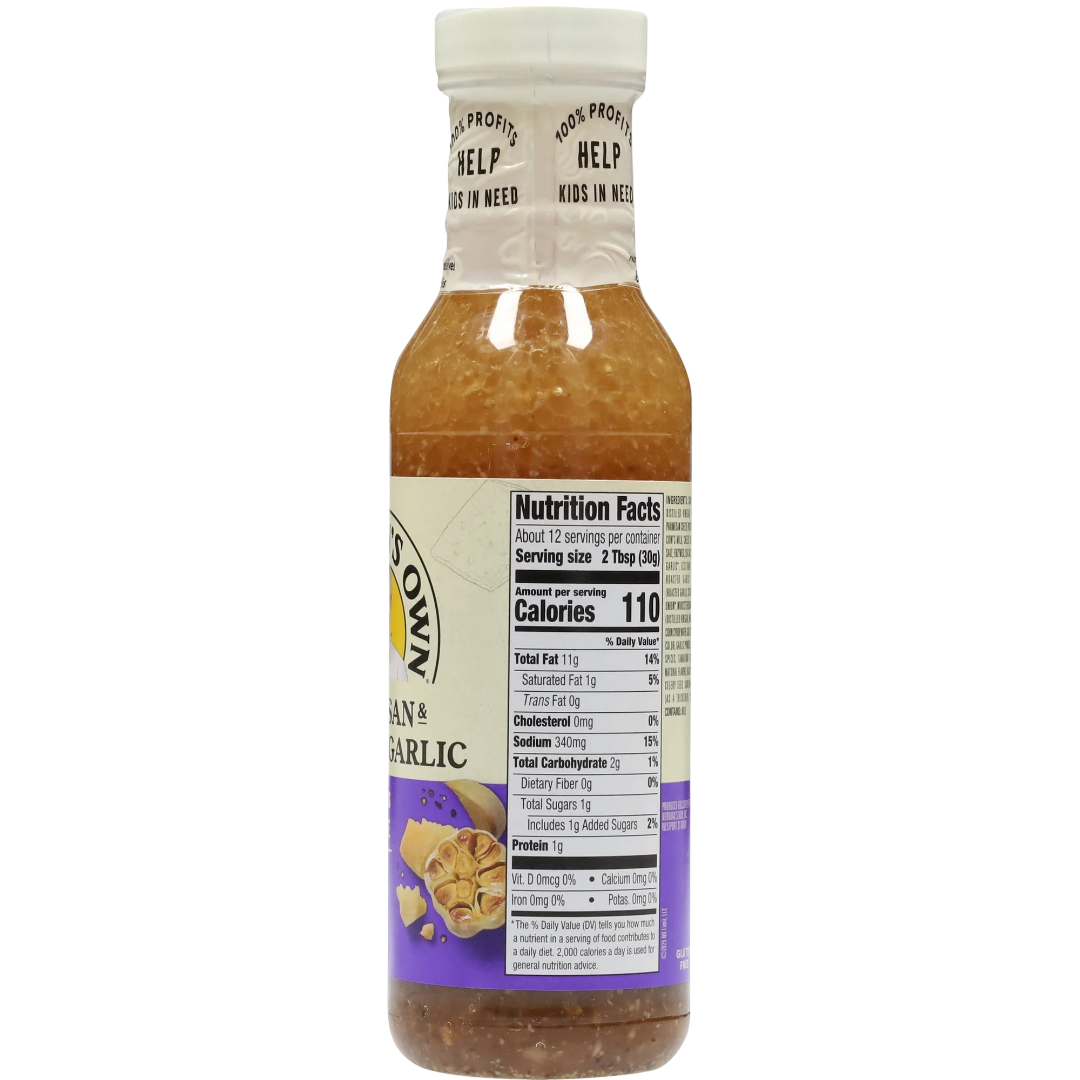 Newman's Own Parmesan & Roasted Garlic Dressing, 12 fl oz