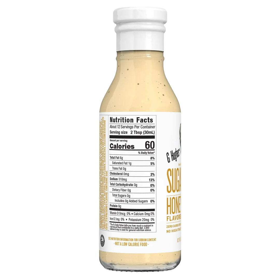 G Hughes Sugar Free Honey Dijon Dressing, 12oz
