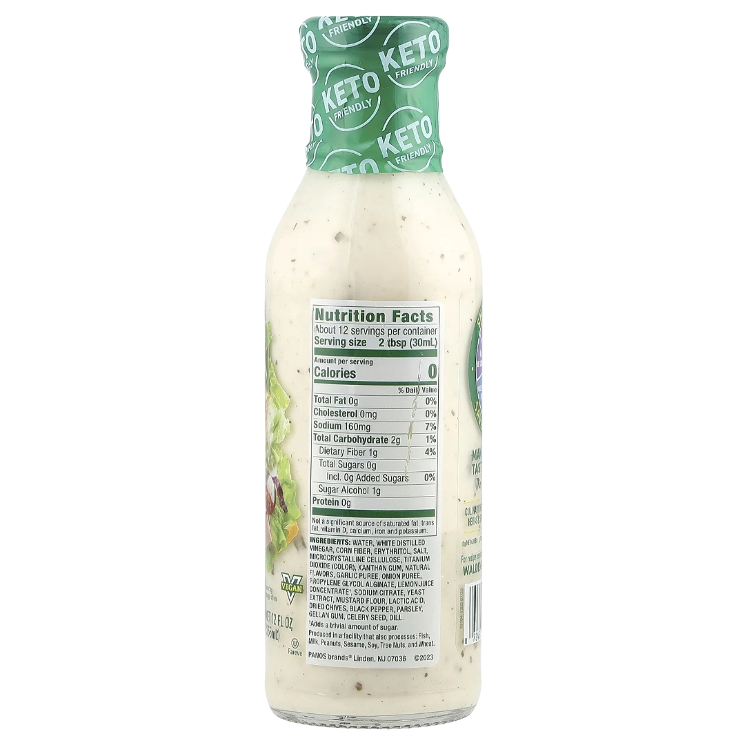 Walden Farms Ranch Dressing, 12 fl oz