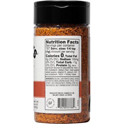 Kinder's Spicy Garlic Crunch Seasoning Blend with Chilis, Garlic, & Sea Salt, 6.6 oz