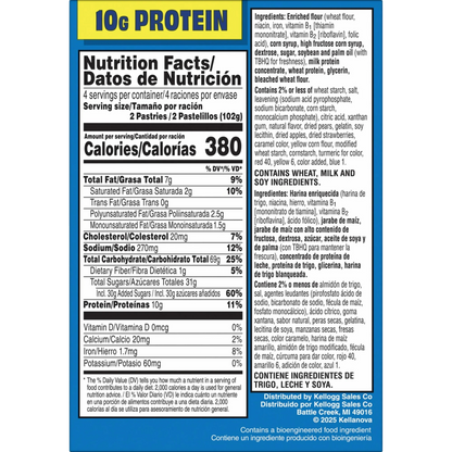 Pop-Tarts Protein Slammin' Strawberry Toaster Pastries, 14.3oz