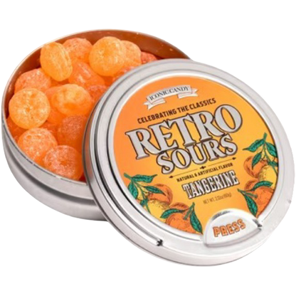 Retro Sours Tangerine Sour Candy, 2.12 oz