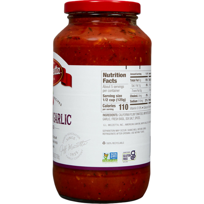 Mezzetta Family Recipes Roasted Garlic Sauce 25 oz
