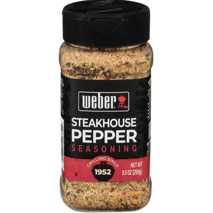 Weber Steakhouse Pepper Seasoning, 9.5 oz
