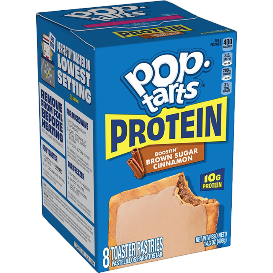 Pop-Tarts Protein Boostin' Brown Sugar Cinnamon Toaster Pastries, 14.3oz