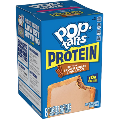 Pop-Tarts Protein Boostin' Brown Sugar Cinnamon Toaster Pastries, 14.3oz