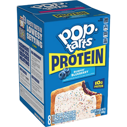 Pop-Tarts Protein Bumpin' Blueberry Toaster Pastries, 14.3oz
