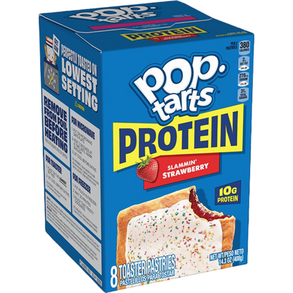 Pop-Tarts Protein Slammin' Strawberry Toaster Pastries, 14.3oz