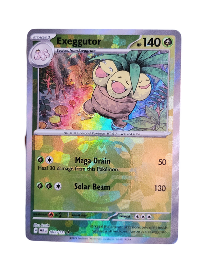 Pokemon TCG: Scarlet & Violet Prismatic Evolutions Exeggutor 002/031 (Master Ball)