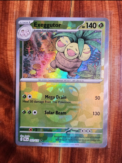 Pokemon TCG: Scarlet & Violet Prismatic Evolutions Exeggutor 002/031 (Master Ball)