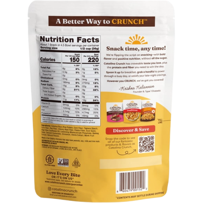 Catalina Crunch Protein Cereal, Cinnamon Toast 9 oz