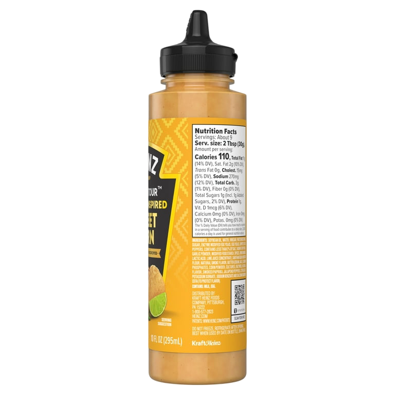 Heinz Flavor Tour Mexican Inspired Street Corn Sauce, 10 fl oz
