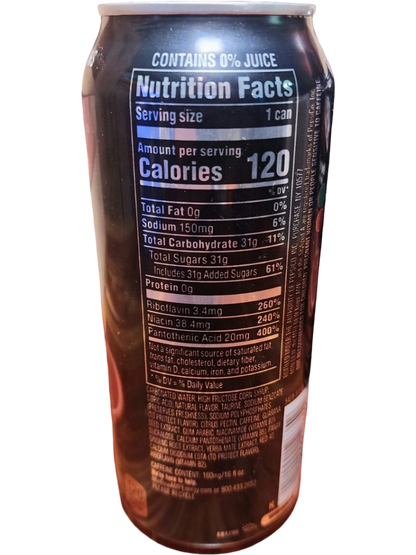 [Bulk] Mountain Dew Amp Energy Cherry Blast 16 oz Unopened (8 Cans)