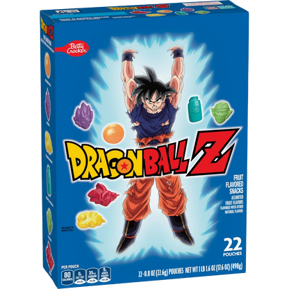 Dragon Ball Z Fruit Flavored Snacks, Gluten Free, 17.6 oz