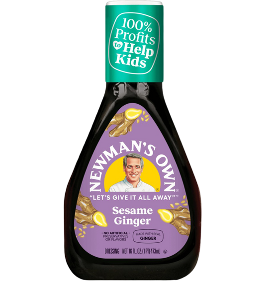 Newman's Own Sesame Ginger Dressing, 16 fl oz