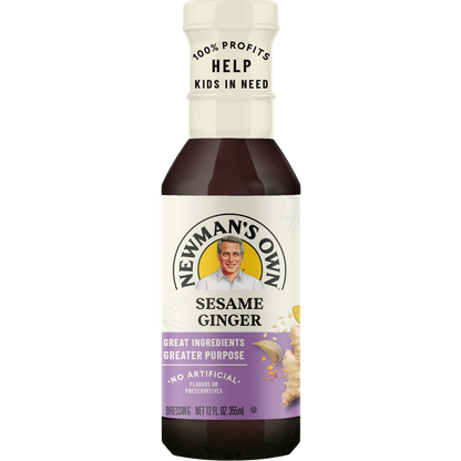 Newman's Own Sesame Ginger Dressing, 12 fl oz
